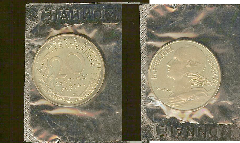 20 centimes Marianne 1974 Pessac FDC